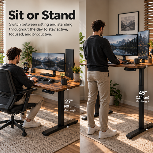 SATORNA Electric Standing Desk - 55"